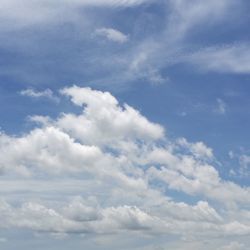 Low angle view of clouds in sky