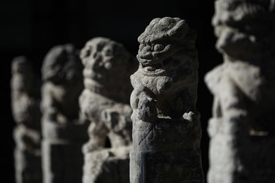 Close-up of statue of buddha