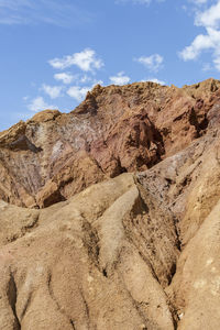 Scenic view of rocky mountains against sky