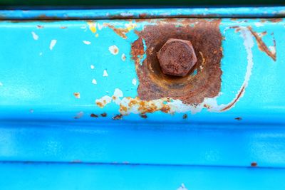 Full frame shot of rusty metal
