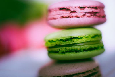 Close-up of dessert on table