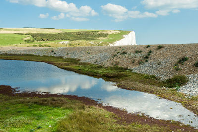 Scenic view of landscape against sky