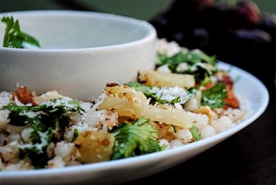 Close-up of food on plate