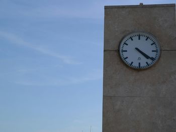 Low angle view of clock tower