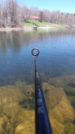 Scenic view of calm lake