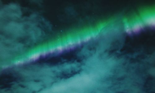 Low angle view of sky at night