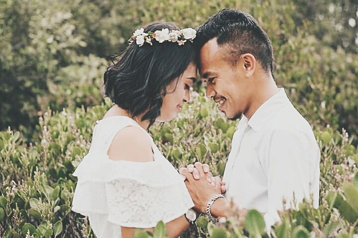 two people, love, togetherness, wedding, couple - relationship, adult, flower, bride, emotion, positive emotion, young adult, flowering plant, men, newlywed, nature, celebration, side view, women, bonding, event