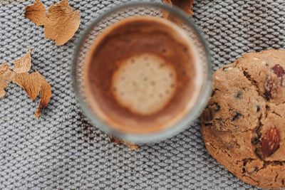 Close-up of coffee on table