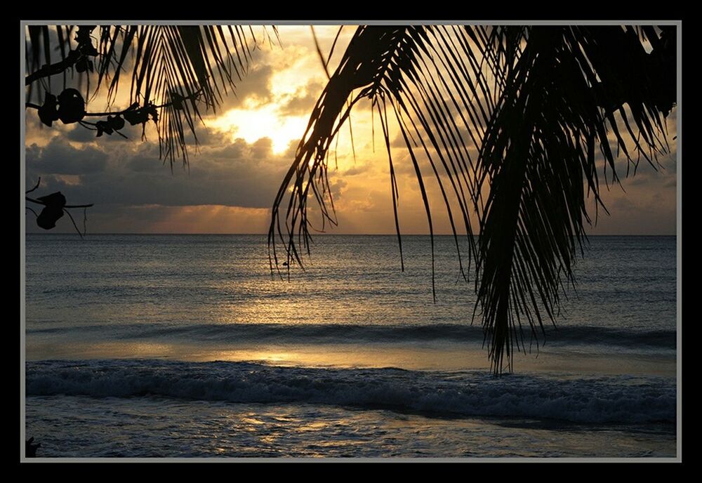 Dusk on Negril Beach in Jamaica