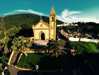 Church against sky