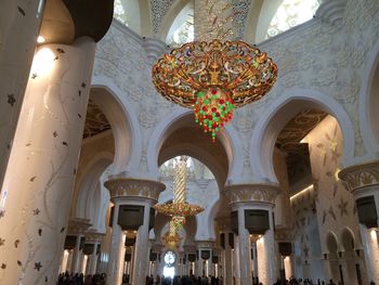 Low angle view of ceiling