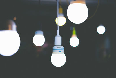 Close-up of light bulb