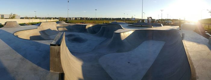View of river against clear sky