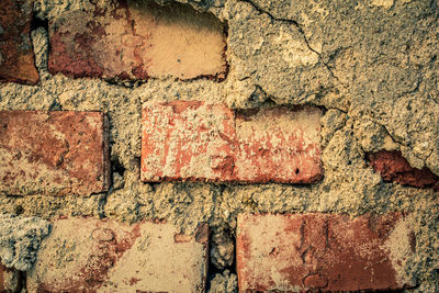 Full frame shot of weathered wall