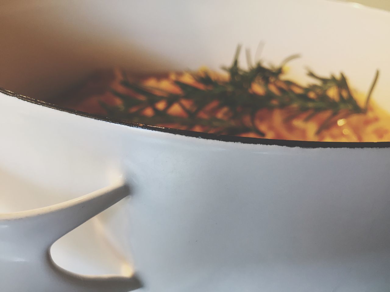 Close-up of marmalade in cup