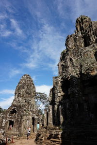 Tourists at temple