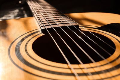 Close-up of guitar