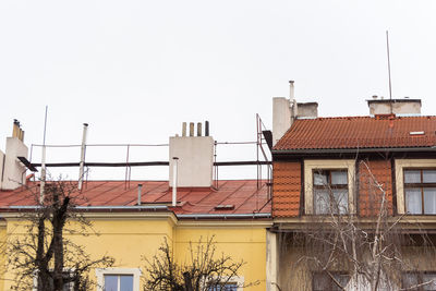 Low angle view of buildings against sky