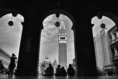 Panoramic view of cathedral against sky