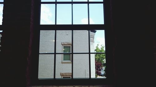 Open window of house