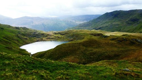 Scenic view of mountains