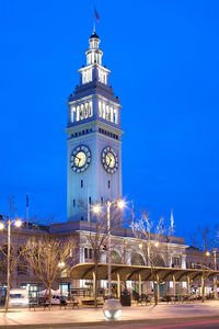 San francisco ferry buildin at dawn, san francisco, california, united states