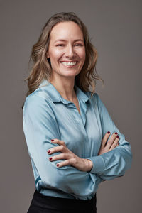 Portrait of a smiling young woman