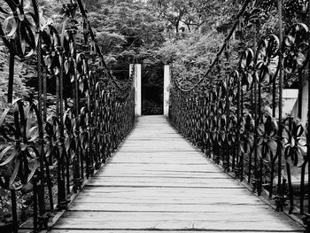 Walkway amidst trees