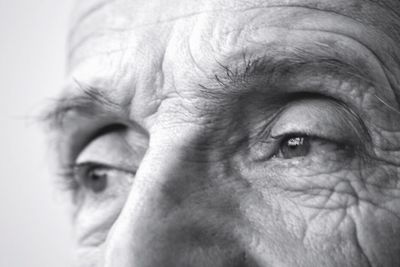 Close-up portrait of young woman