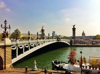 Alexandre iii bridge in paris