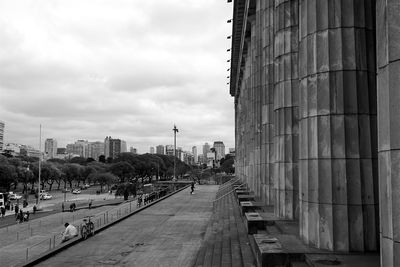 Panoramic view of city against sky