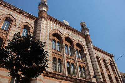 Low angle view of historical building against sky