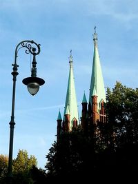 Low angle view of building against sky