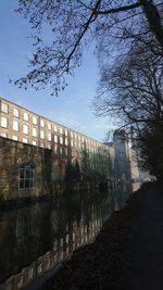 Low angle view of building against sky