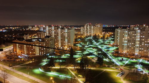 I captured beautiful night city, zelenograd