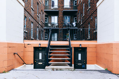 Building exterior with buildings in background