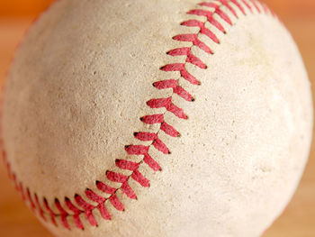 Close-up of baseball 