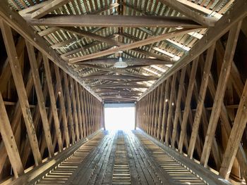 Low angle view of ceiling in building