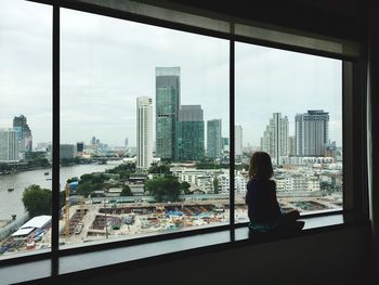 City skyline against sky