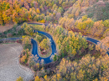 High angle view of landscape