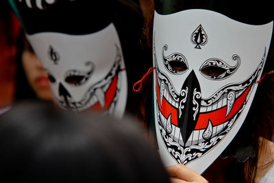 Close-up of human skeleton