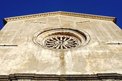 Low angle view of cathedral against clear sky