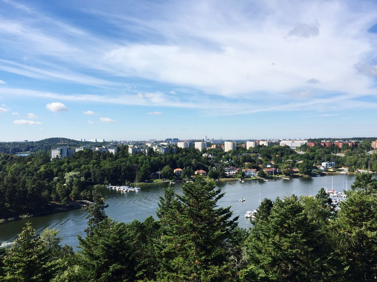 HIGH ANGLE VIEW OF RIVER