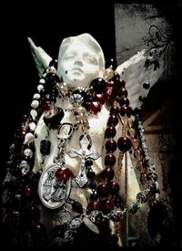 High angle view of christmas decoration on table