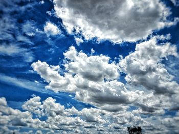 Low angle view of clouds in sky