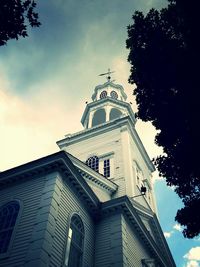 Low angle view of building against sky