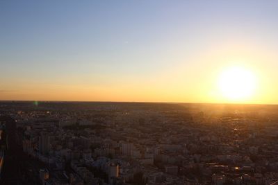 Cityscape at sunset