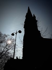 Low angle view of building against sky