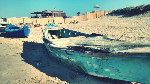 Boats in sea