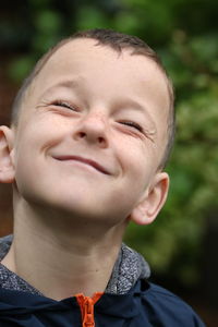 Close-up portrait of a boy